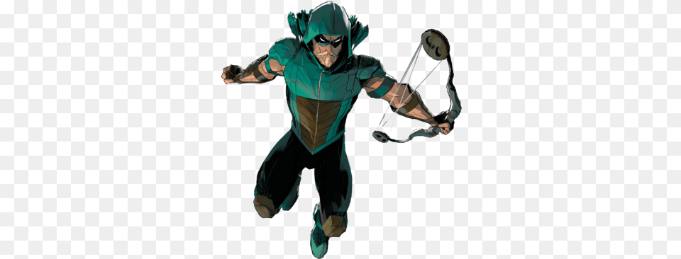 Green Arrow Green Arrow And Batman, Adult, Person, Man, Male Png Image