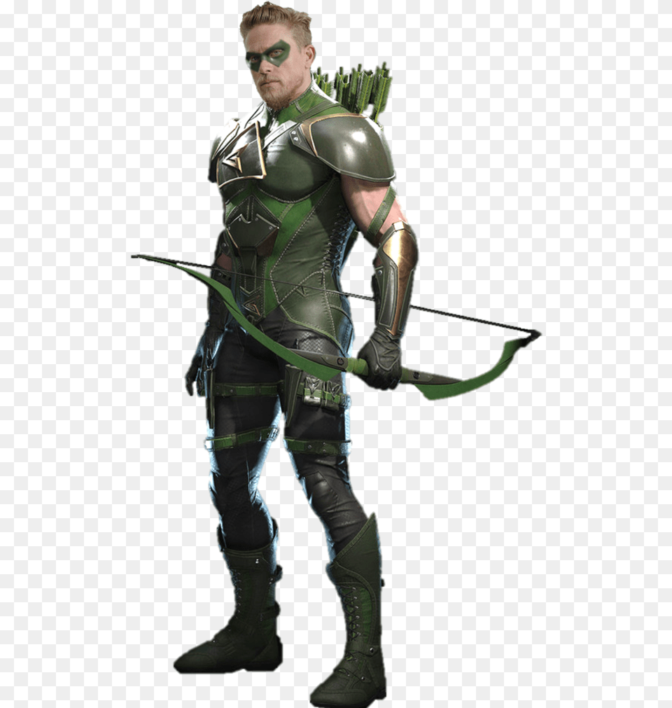 Green Arrow Injustice, Weapon, Archer, Archery, Bow Free Png