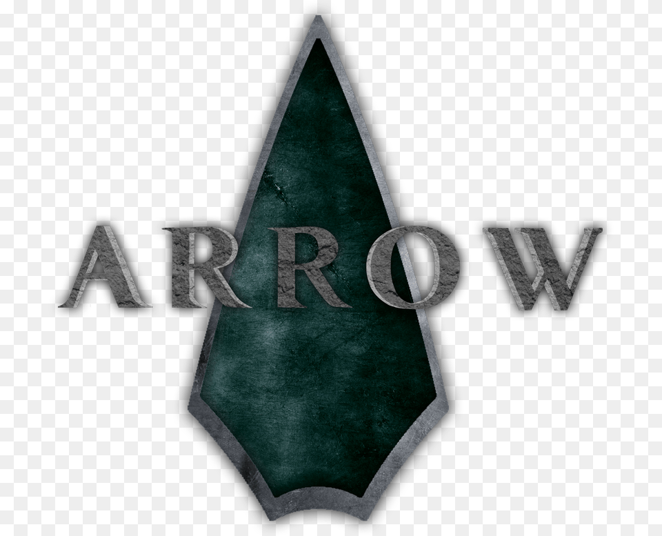 Green Arrow Logo Logo De Arrow, Arrowhead, Weapon, Armor, Road Sign Free Png