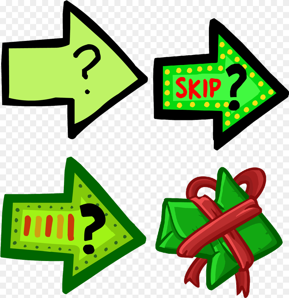 Green Arrow Logo Quiz Skip Button Impossible Quiz, Dynamite, Weapon, Symbol, Text Free Transparent Png