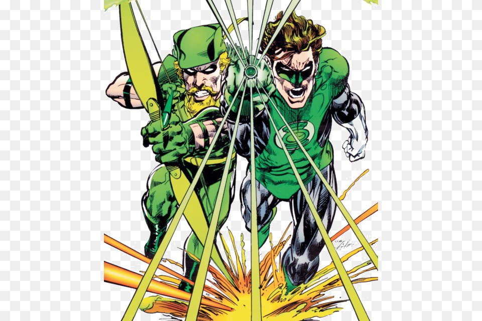 Green Arrow Neal Adams, Book, Comics, Publication, Person Free Transparent Png