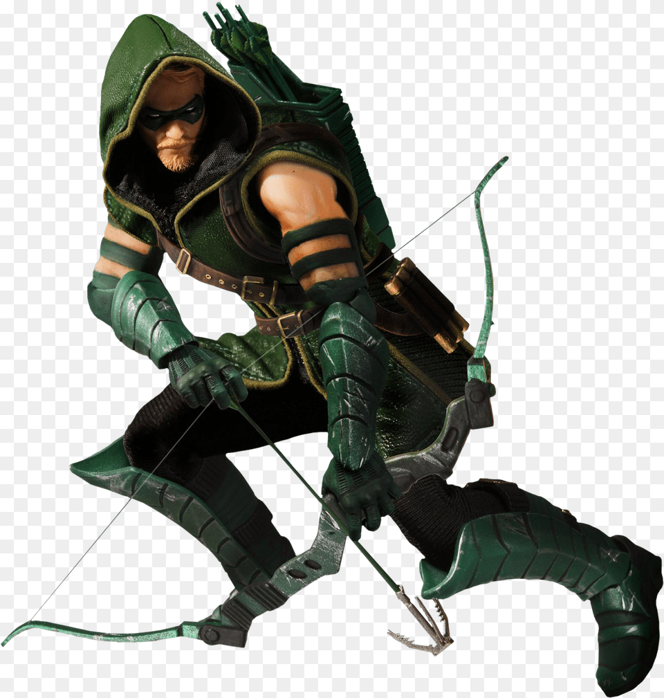 Green Arrow One Dc Green Arrow, Archer, Archery, Bow, Person Png Image