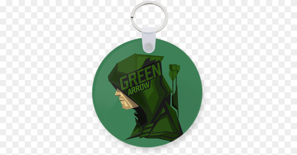 Green Arrow Printed Keychain Pop Art Green Arrow Full Green Arrow Pop Art, Accessories Free Transparent Png