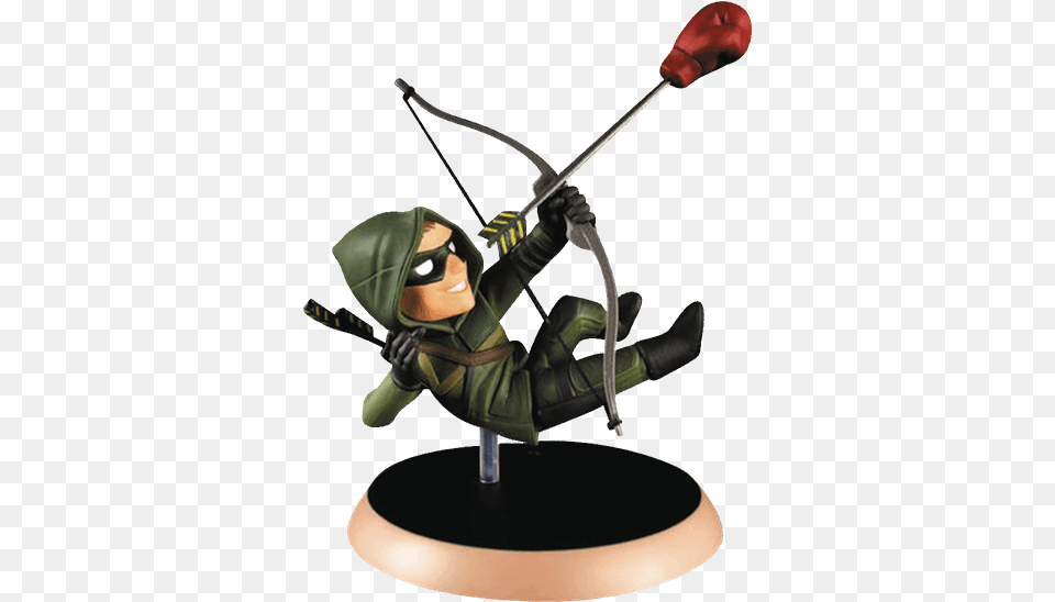 Green Arrow Q Fig Green Arrow, Archer, Archery, Bow, Person Free Png Download
