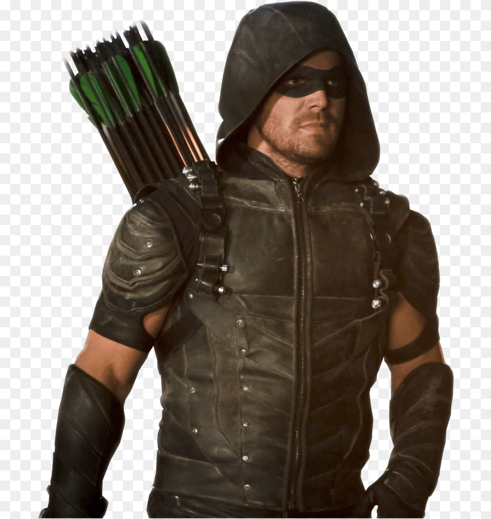 Green Arrow Season 5 Svg Robert And Oliver Queen, Clothing, Coat, Jacket, Adult Free Png