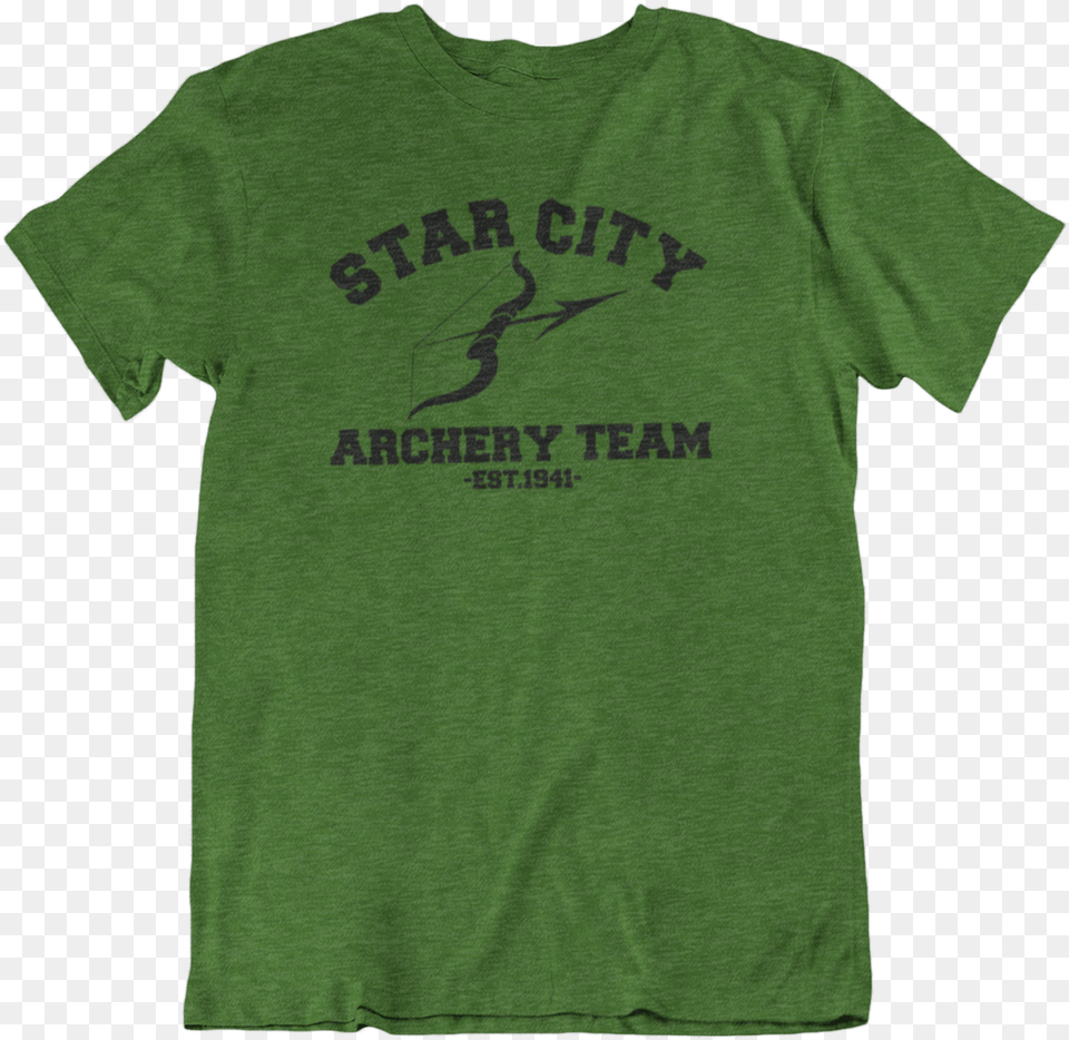 Green Arrow Star City Archery Team Unisex Short Sleeve Tshirt, Clothing, T-shirt, Shirt Png