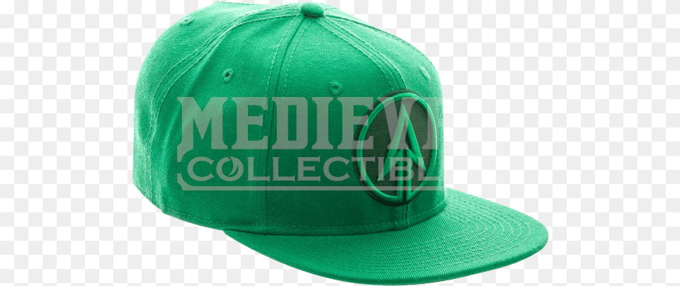 Green Arrow Symbol Snapback Hat One Size Fits Most, Baseball Cap, Cap, Clothing Png Image