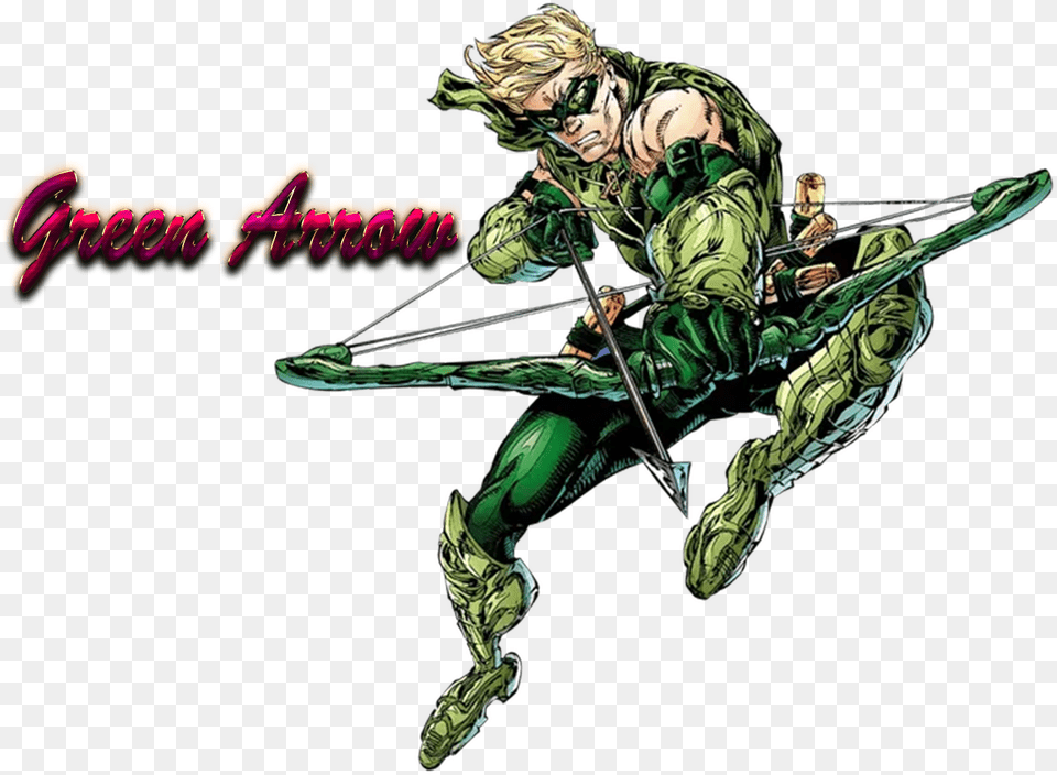 Green Arrow Transparent Background Green Arrow Dc Green Arrow Dc Comics, Weapon, Archer, Archery, Bow Png Image