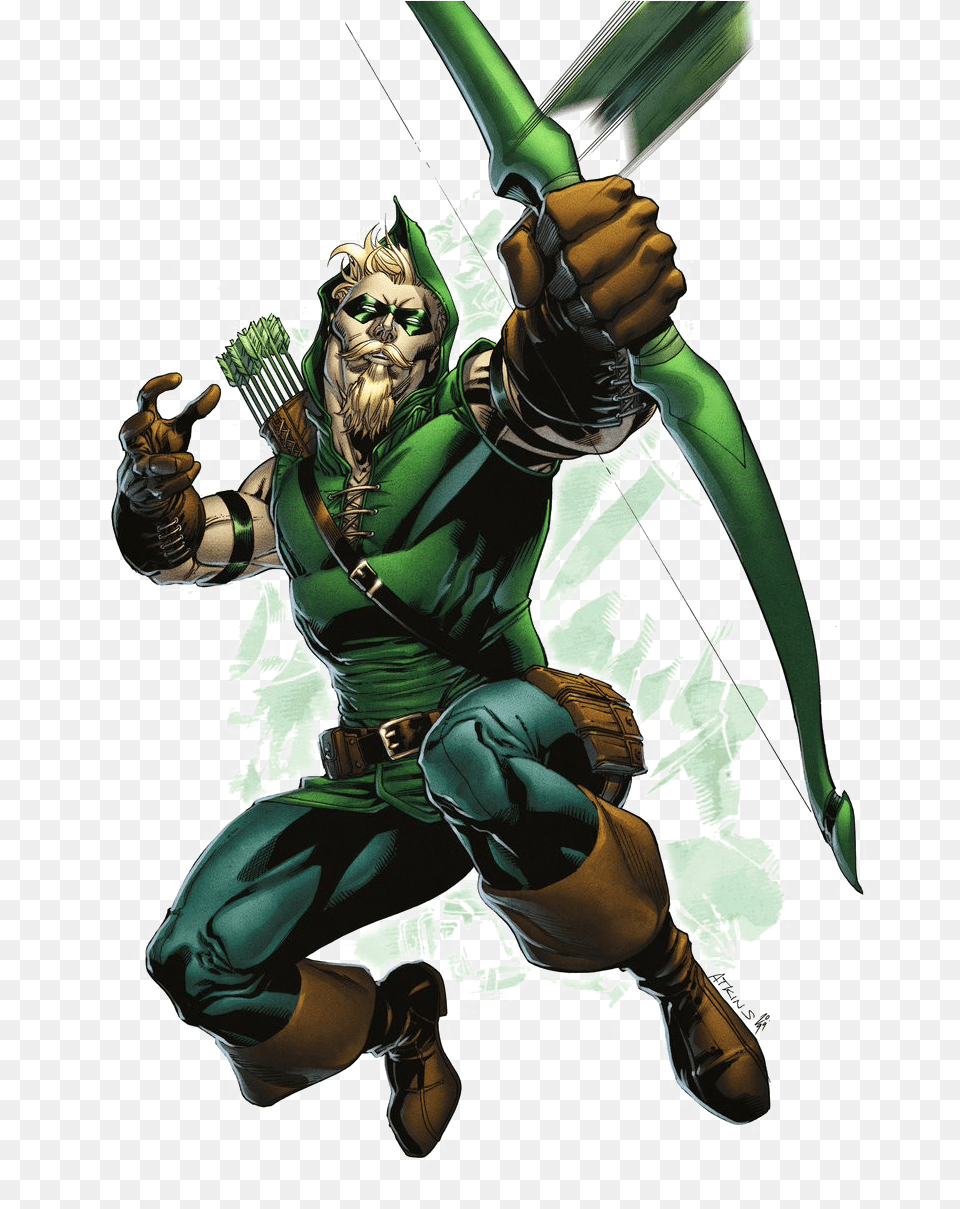 Green Arrow Transparent Collections Green Arrow Robin Hood, Adult, Person, Man, Male Free Png Download