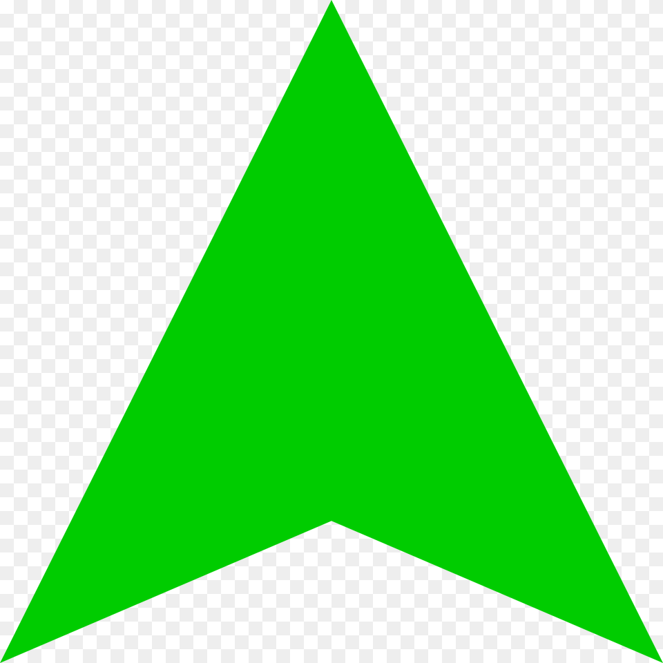 Green Arrow Up Darker, Triangle Free Transparent Png