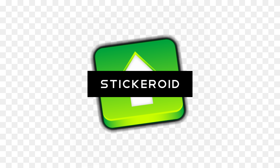 Green Arrow Upload Button In Square Sign Free Transparent Png