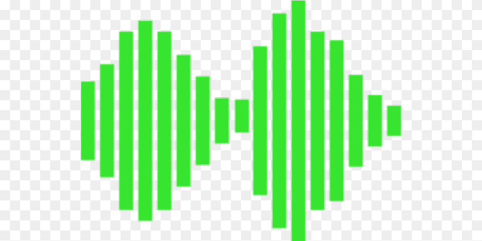 Green Audio Waves Transparent Music Waves Clip Art Free Png