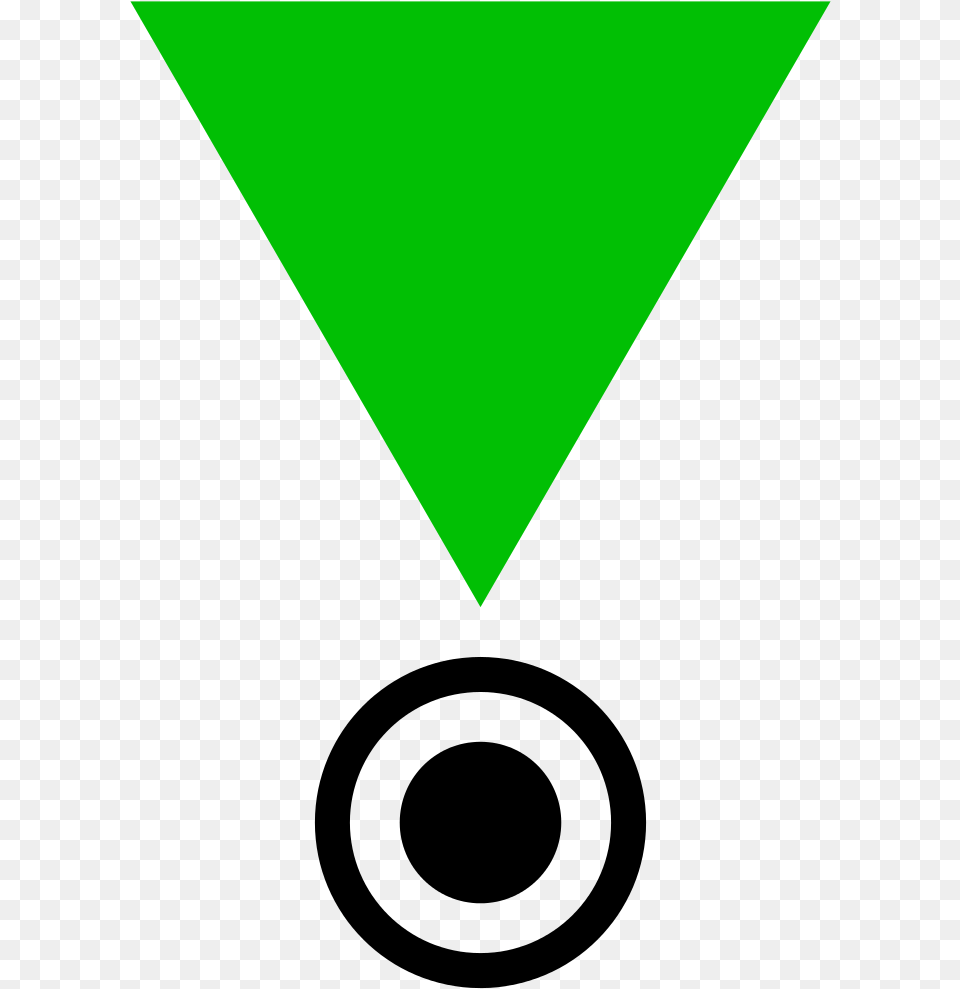 Green Badges For Concentration Camp, Triangle Free Png