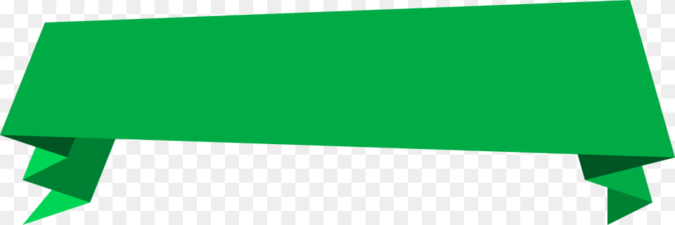 Green Banner, Paper Free Png Download