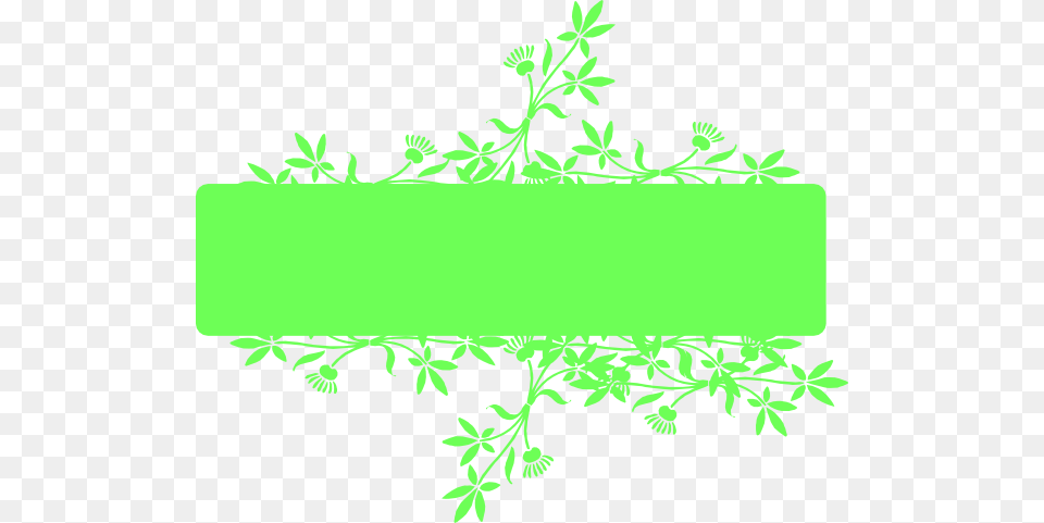 Green Banner Clip Art Portable Network Graphics, Floral Design, Herbal, Herbs, Pattern Free Png