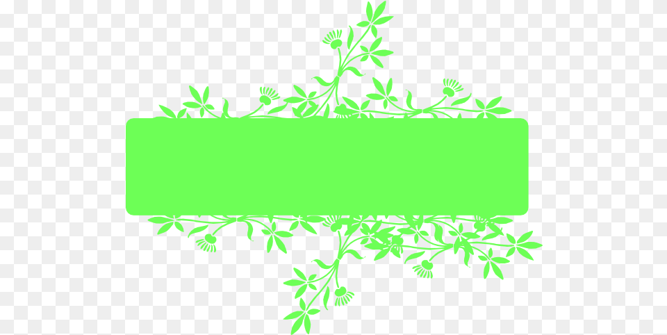 Green Banner Clip Art Vector Clip Art Online Banners Clipart Green, Plant, Pattern, Herbs, Herbal Free Png