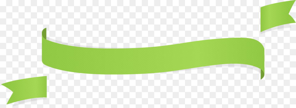 Green Banner Ribbon Image, Symbol, Blade, Razor, Weapon Png