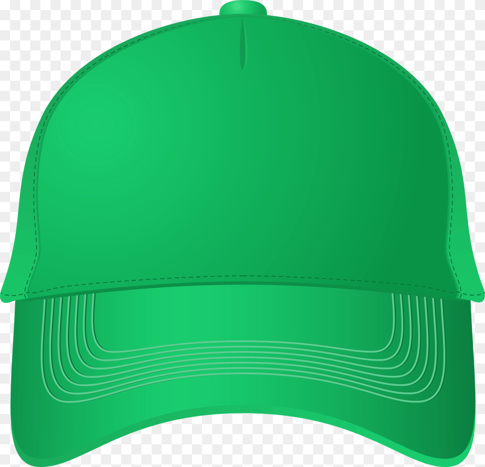 Green Baseball Cap, Baseball Cap, Clothing, Hat, Hardhat Free Png Download