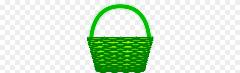 Green Basket Clip Art, Shopping Basket Free Png Download