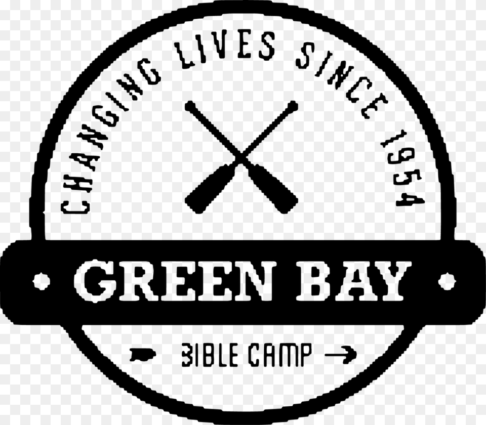 Green Bay Logo, Gray Png