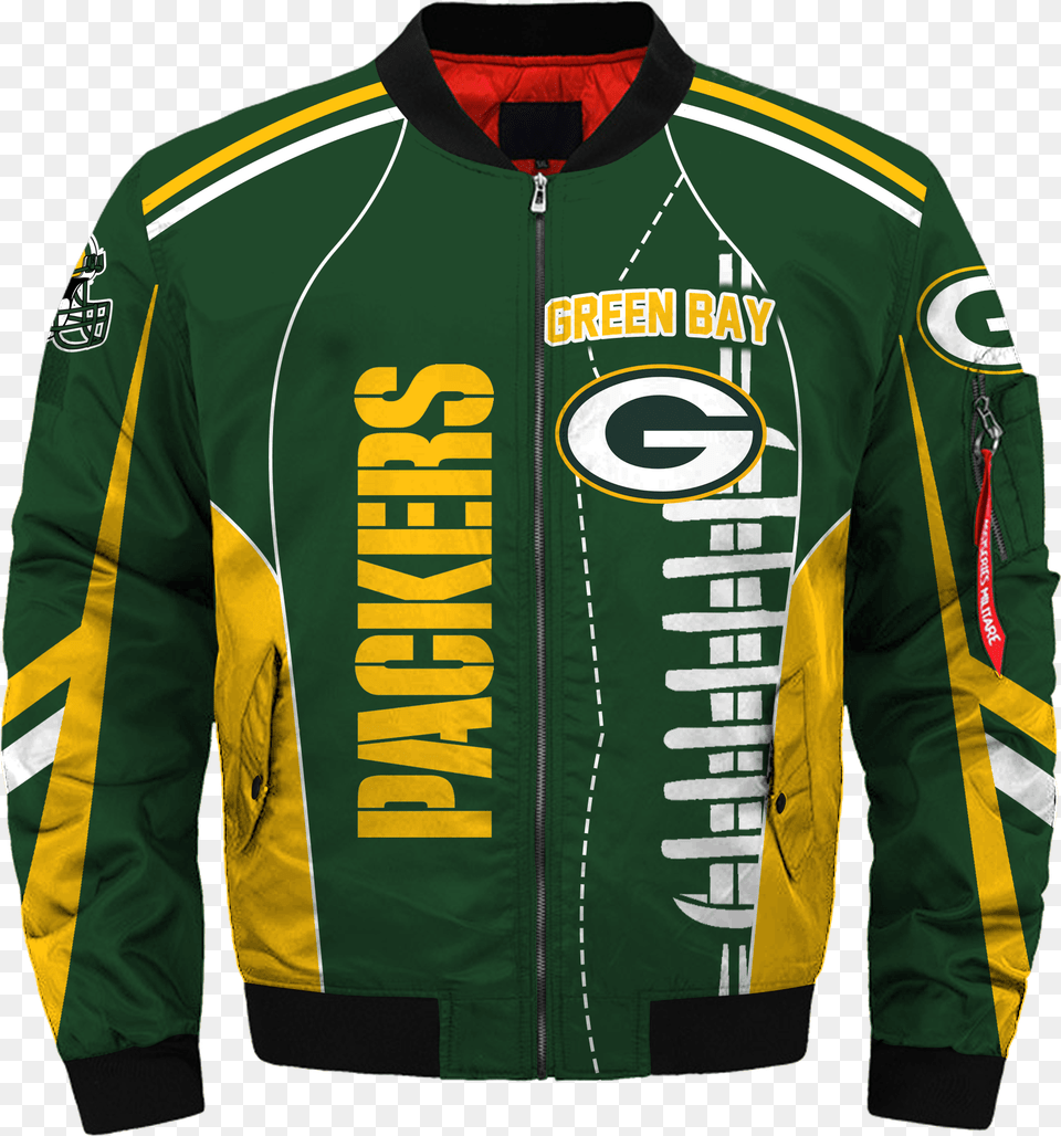 Green Bay Packers, Clothing, Coat, Jacket, Shirt Png