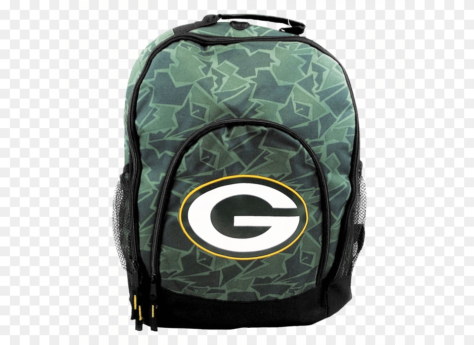Green Bay Packers Camouflage Rucksack Laptop Bag, Backpack Png