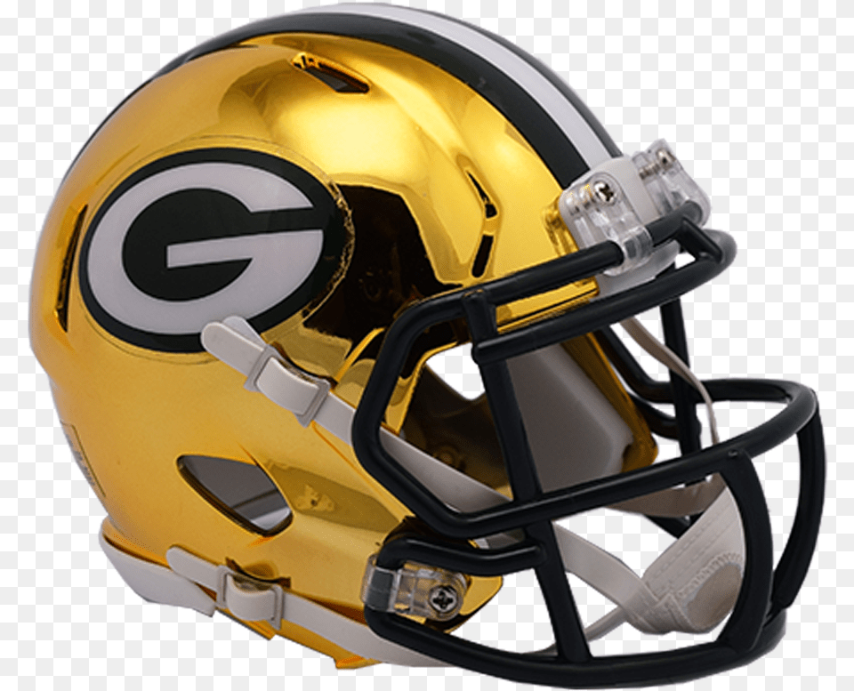 Green Bay Packers Chrome Helmet, American Football, Football, Football Helmet, Sport Free Png