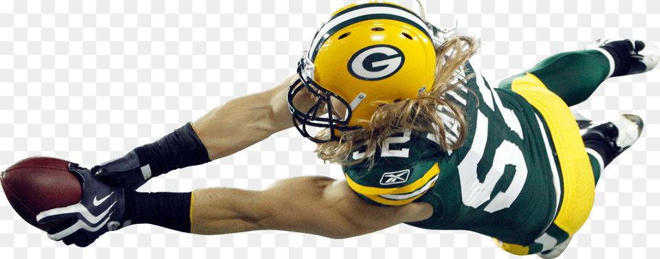 Green Bay Packers Clay Matthews Packers, Helmet, Playing American Football, Person, Sport Free Png