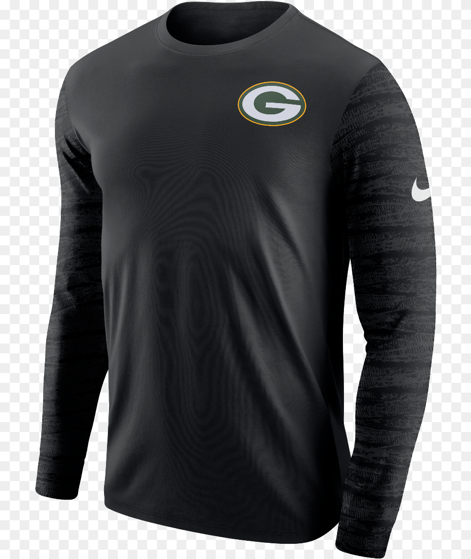 Green Bay Packers Enzyme Pattern Long Sleeve 0 Nike Basketball Shirts, Clothing, Long Sleeve, Shirt, Adult Free Transparent Png