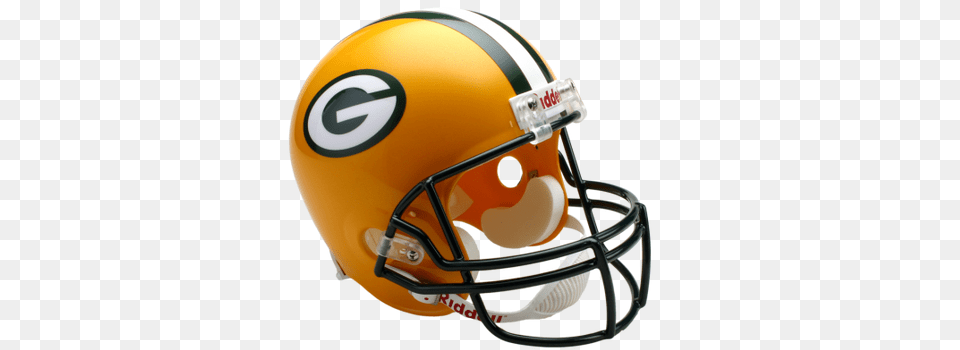 Green Bay Packers Full Size Replica Football Helmet, American Football, Football Helmet, Sport, Person Free Transparent Png
