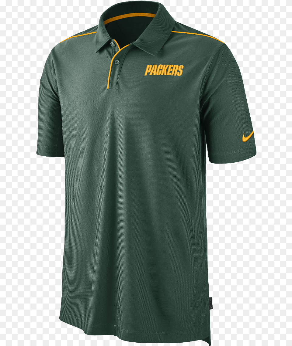 Green Bay Packers Green Team Issue Polo 0 New Orleans Saints Nike Polo Sideline, Clothing, Shirt, Adult, Male Png Image