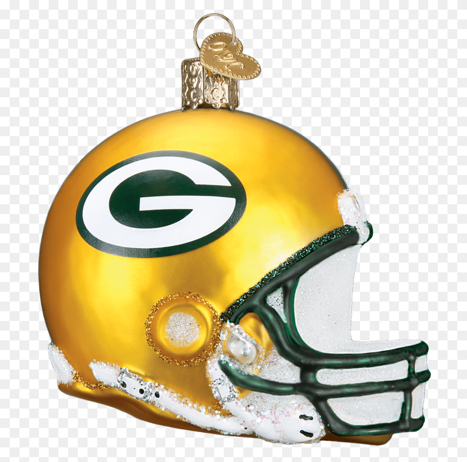 Green Bay Packers Helmet Old World Christmas Ornament, Sport, American Football, Football, Football Helmet Free Transparent Png