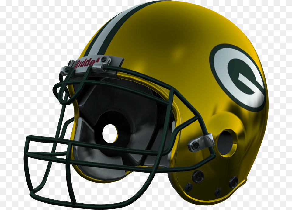 Green Bay Packers Helmet Picture Transparent Patriots Football Helmet, American Football, Playing American Football, Person, Sport Free Png Download