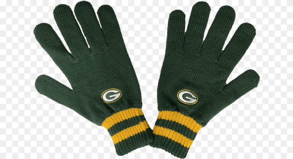 Green Bay Packers Knit Gloves Safety Glove, Clothing Free Png