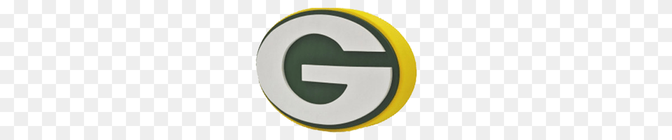 Green Bay Packers Logo Wall Sign, Symbol, Number, Text, Disk Free Png