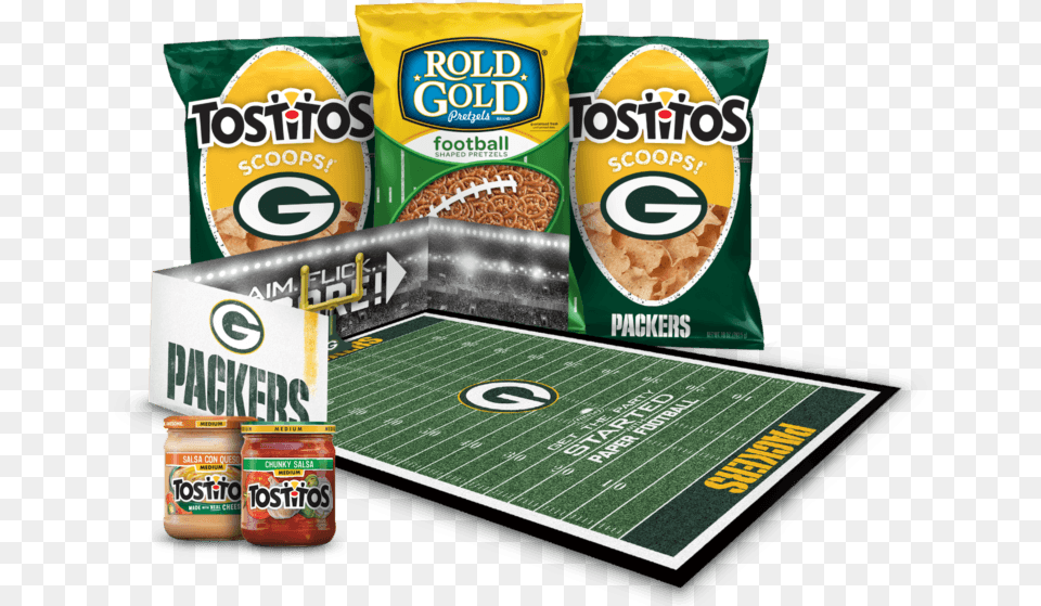 Green Bay Packers Nfl Party Box Frito Lay Nfl Packers Team Pack Variety Pack, Advertisement, Poster, Food, Snack Free Transparent Png