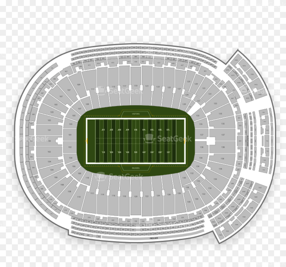 Green Bay Packers Seating Chart Lambeau Field Section 328 Row, Architecture, Arena, Building, Stadium Png