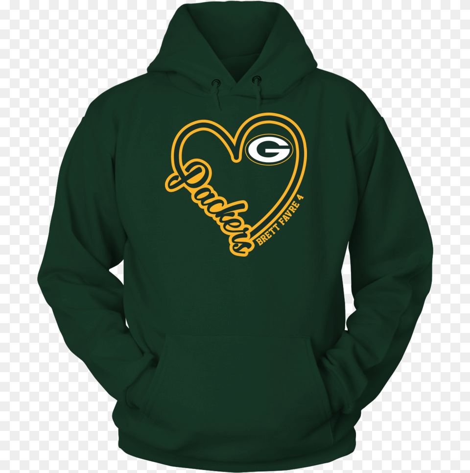 Green Bay Packers Tennessee Tech Golden Eagle, Clothing, Hoodie, Knitwear, Sweater Png Image