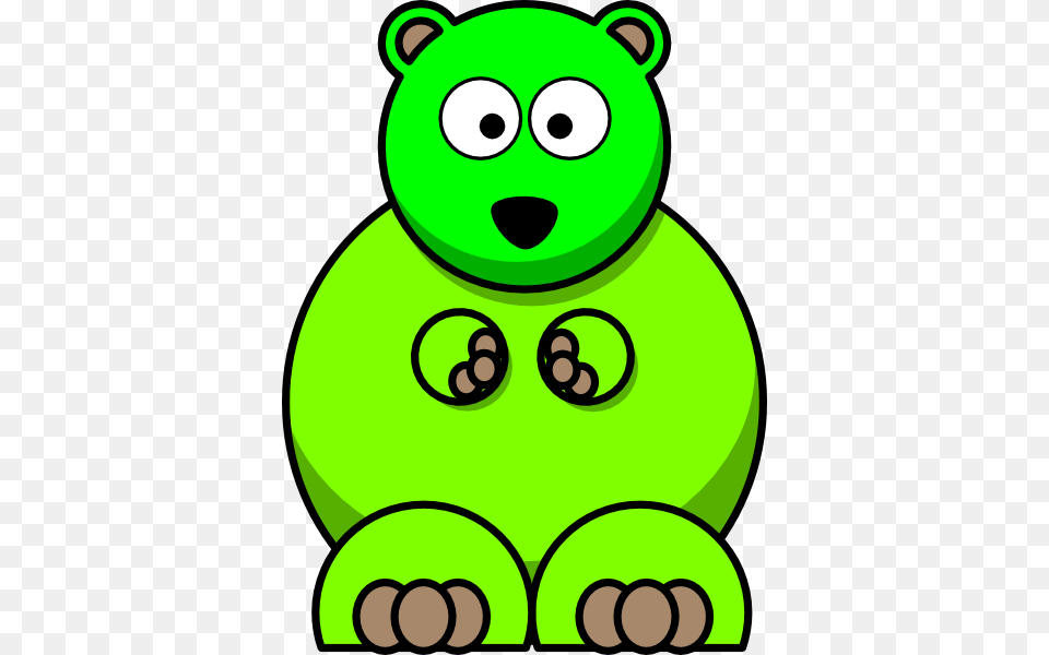 Green Bear Clip Art, Animal, Mammal, Wildlife Free Transparent Png