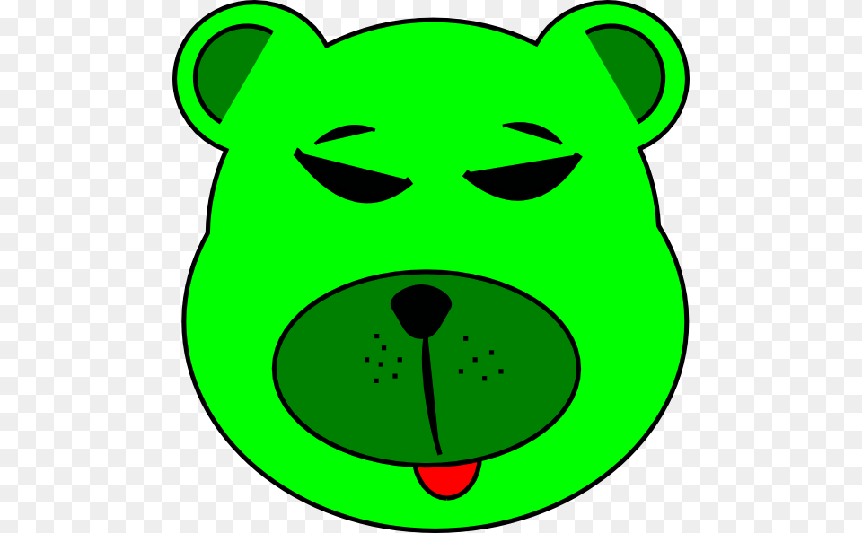 Green Bear Clip Art Vector, Baby, Person, Face, Head Free Png Download