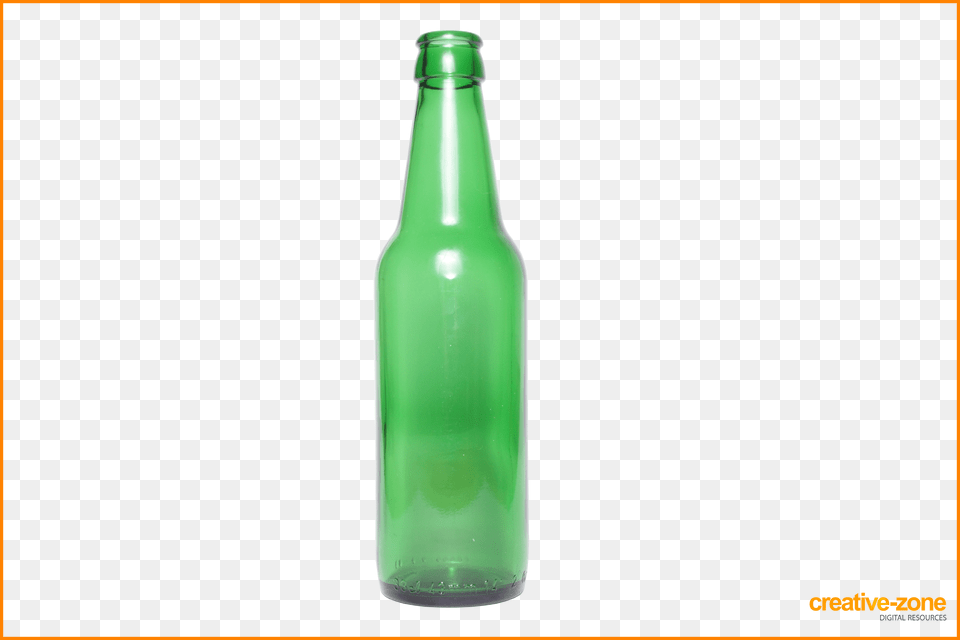 Green Beer Bottle Glass Bottle Green Glass Beer Bottle, Alcohol, Beer Bottle, Beverage, Liquor Free Png Download