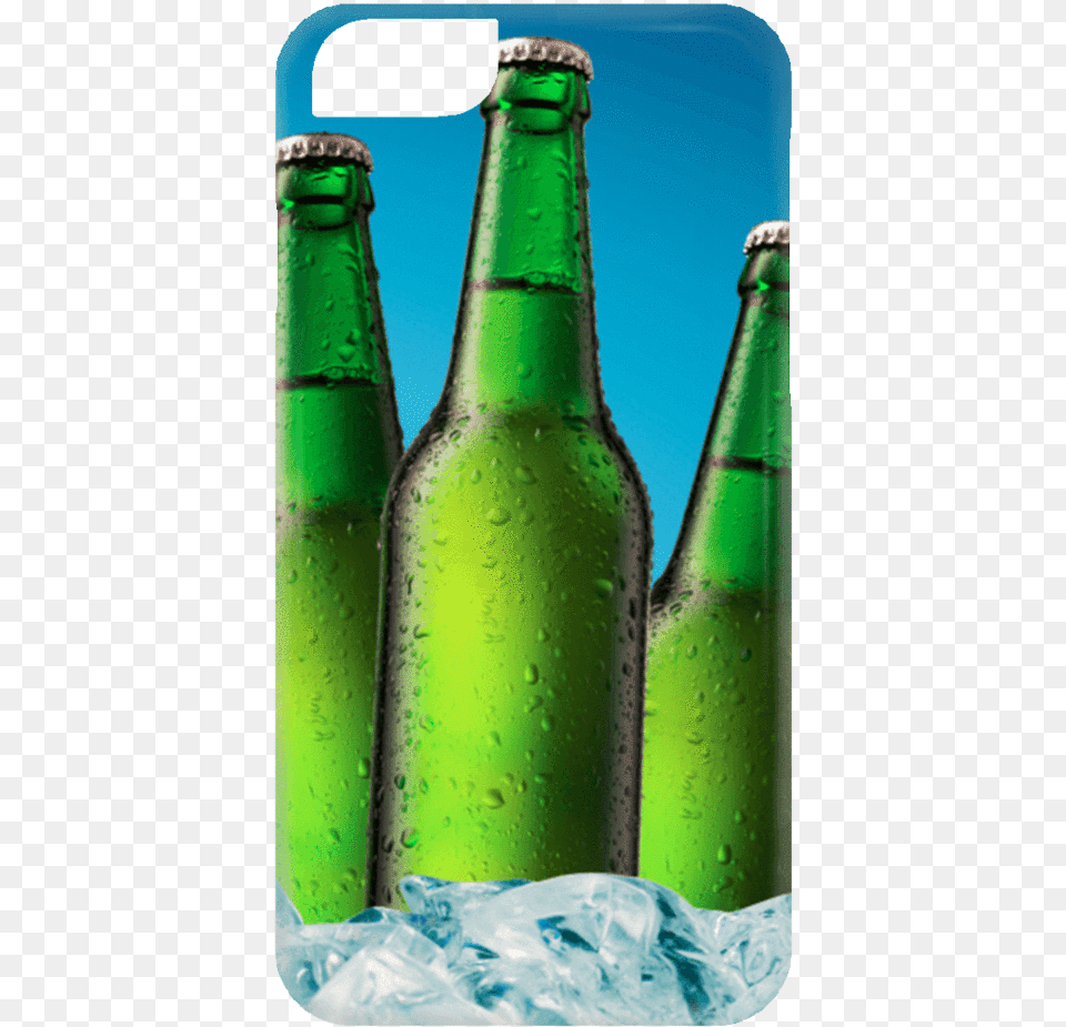 Green Beer Bottle Phone Case Glass Bottle, Alcohol, Beer Bottle, Beverage, Liquor Free Png