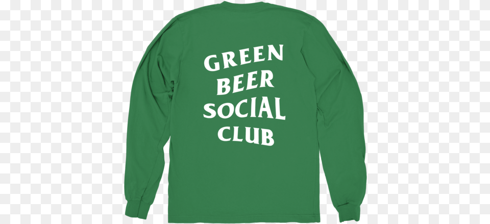 Green Beer Social Club Longsleeve Anti Social Social Club Turbo, Clothing, Long Sleeve, Sleeve, T-shirt Png Image