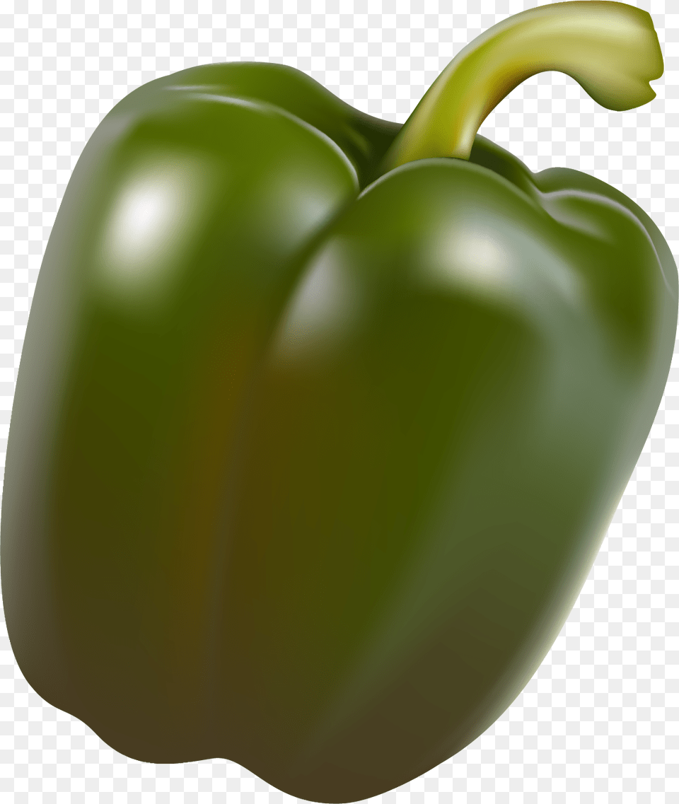 Green Bell Pepper, Bell Pepper, Food, Plant, Produce Free Transparent Png