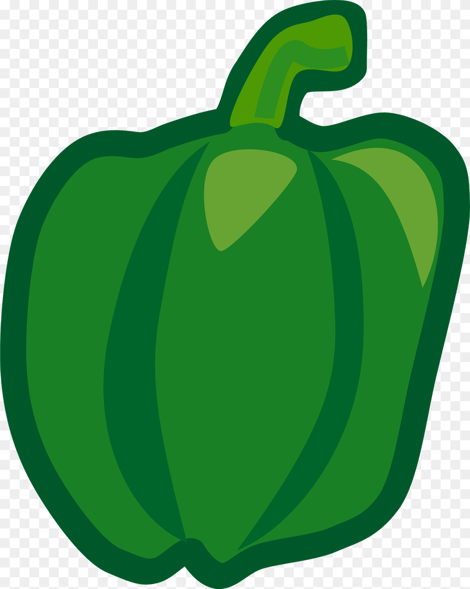Green Bell Pepper Clipart, Food, Produce, Bell Pepper, Plant Png Image