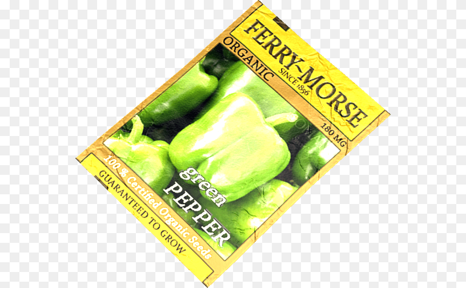 Green Bell Pepper Seeds Dayz, Book, Publication, Food, Produce Free Png