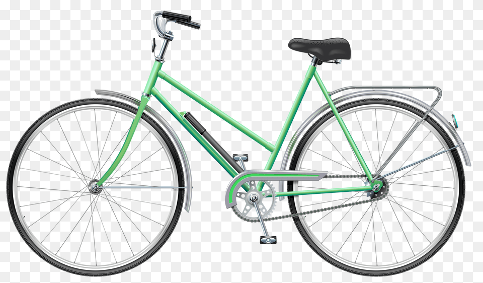 Green Bicycle Clip Art, Transportation, Vehicle, Machine, Wheel Free Png Download