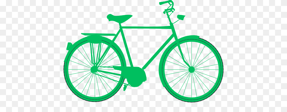 Green Bike Clip Art, Machine, Spoke, Wheel, Bicycle Free Png Download