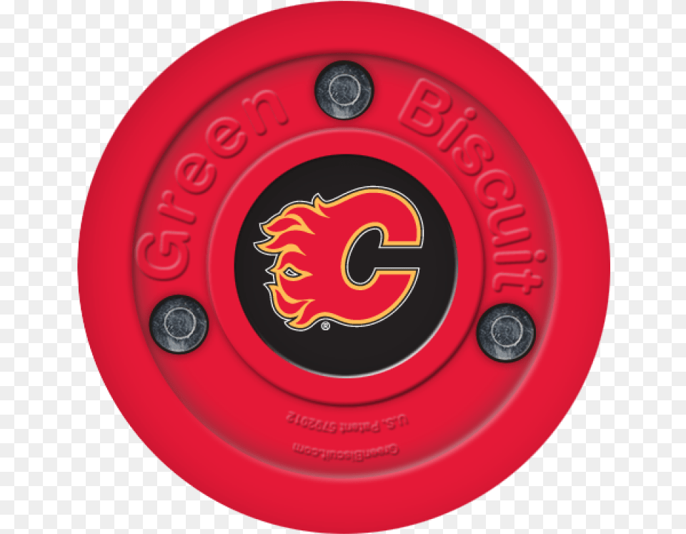 Green Biscuit Calgary Flames Stickhandling Training Calgary Flames Hbs Black Vinyl Fitted Spare Car Tire, Machine, Spoke, Disk Free Transparent Png