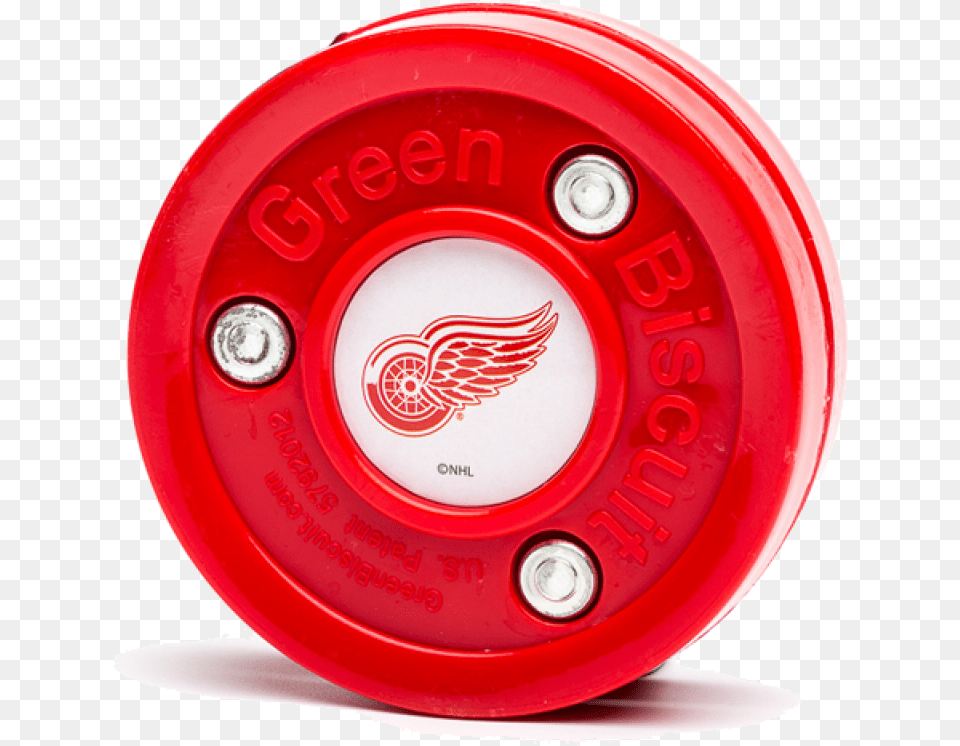 Green Biscuit Detroit Red Wings Stickhandling Training Puck Detroit Red Wings, Disk, Machine, Spoke Png